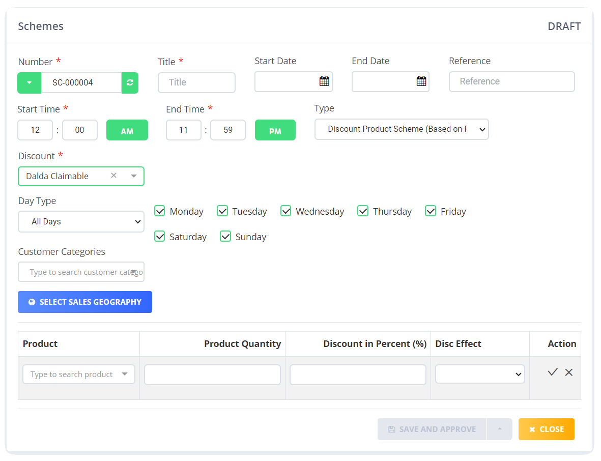 Scheme Managment